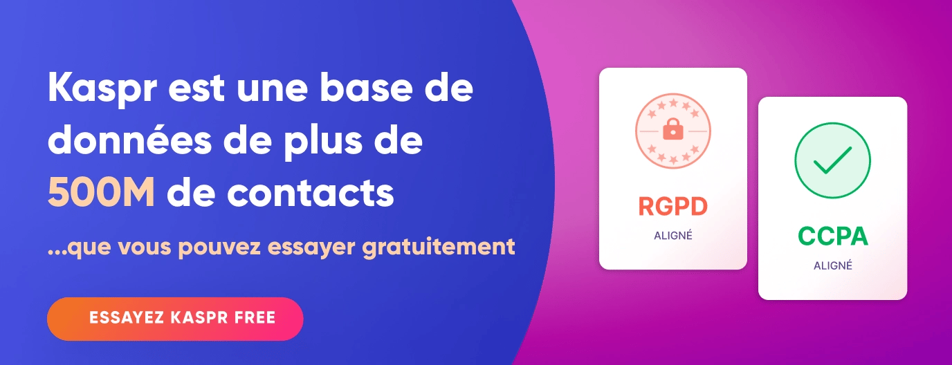 Kaspr, base de données B2B